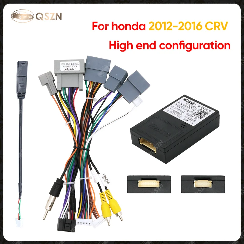 

For Honda 2012-2016 CRV Highend Configuration Android Car Radio Canbus Box Decoder Wiring Harness Adapter Power Cable Harness