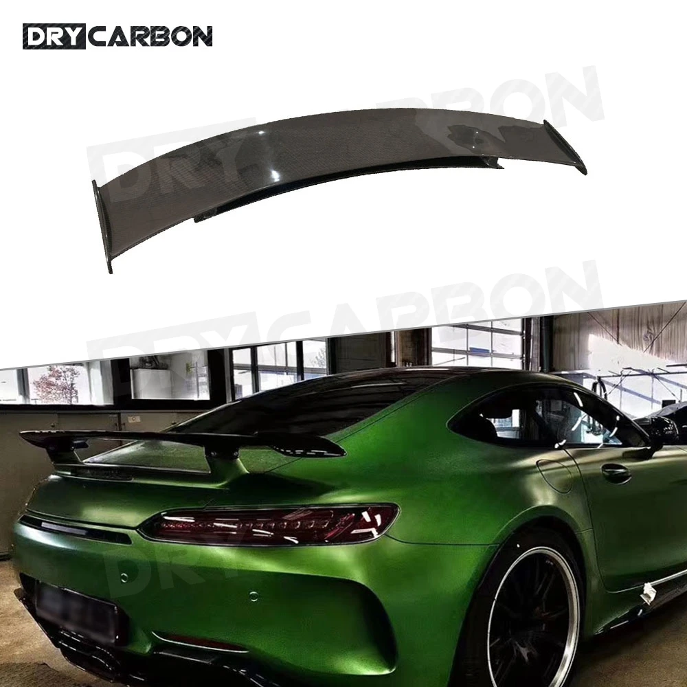 

Карбоновый задний спойлер для багажника Mercedes Benz AMG GT GTS GTR Coupe 2015-2019, стайлинг-комплект для кузова, FRP