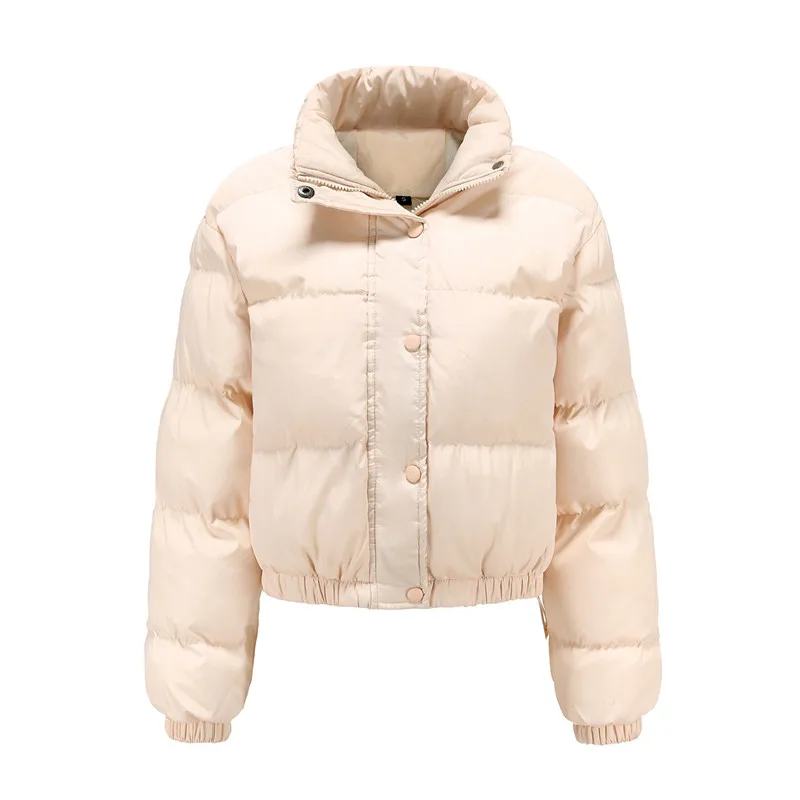 UHYTGF-Parkas en duvet de coton imperméable pour femmes, vestes d'hiver coréennes, manteau chaud décontracté pour femmes, pardessus court pour dames, 2023, 2671