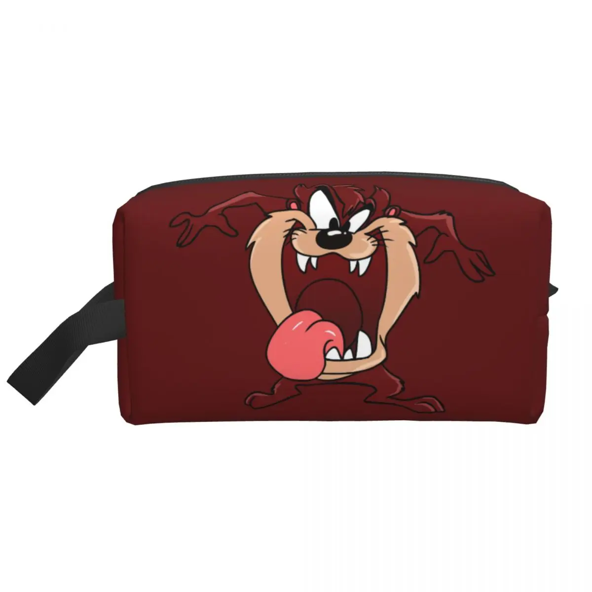 Custom Tasmanian Devil Travel Cosmetic Bag Women Taz Cartoon Anime Toiletry Makeup Organizer Ladies Beauty Storage Dopp Kit