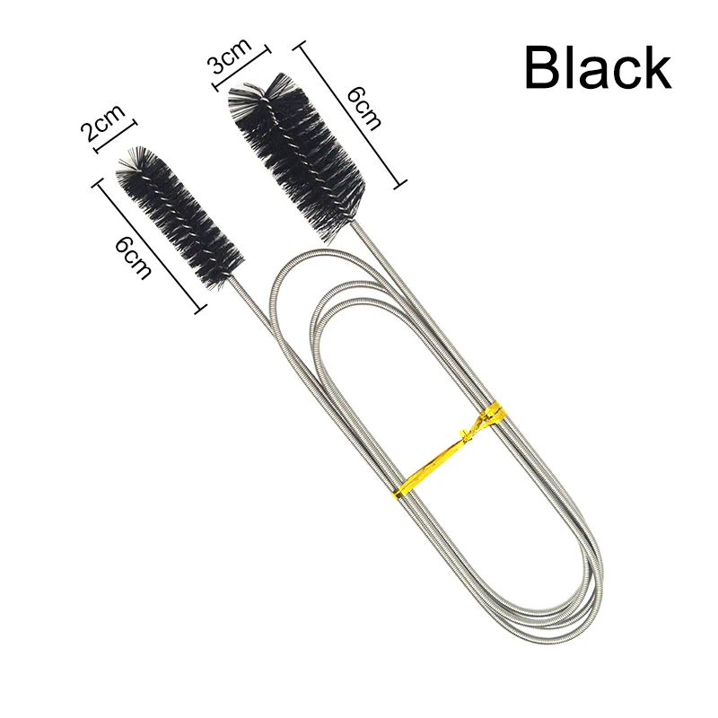 Aquarium-Reinigungsbürste für Wasserfilterpumpe, Lily Pipe, Luftschlauch, Edelstahl-Flexibler Schlauch, Bürste, Wasserpumpenzubehör – Detail 10