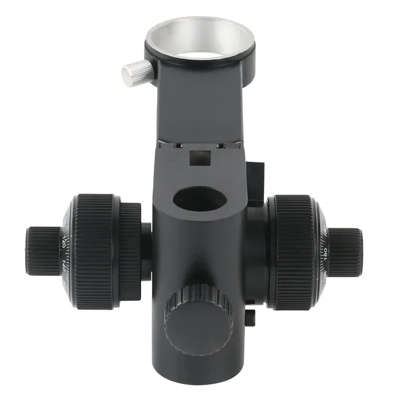 50mm Diameter Adjustable Microscope Stand Fine Focusing Minute Adjustment Holder Bracket 25MM Hole For Monocular Lens Zoom Arm