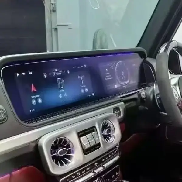 GZ TOP Dual Screen Android Player For Mercedes Benz G Class W463 2023-2025 Car Auto Radio Stereo Multimedia GPS Navi DSP Carplay