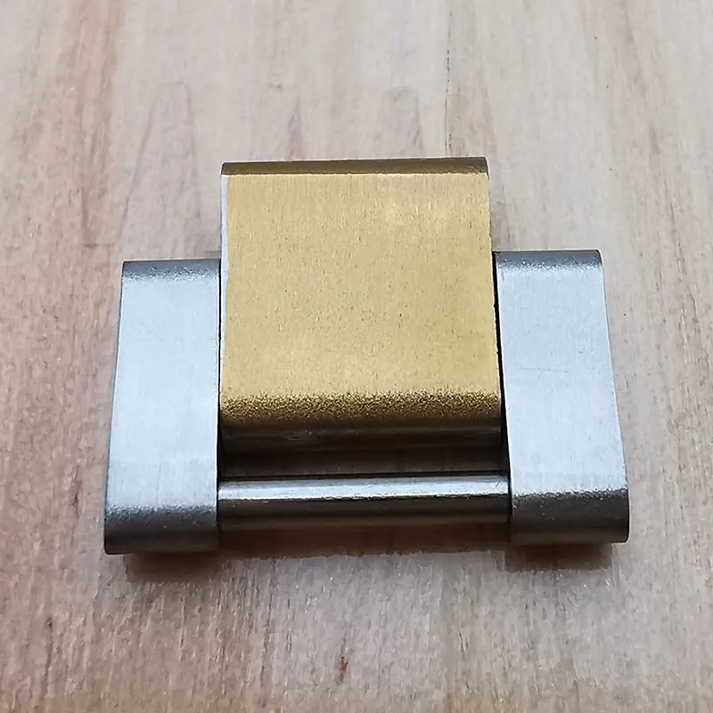 Good Quality Silver and Gold Color Oyster Watch Bracelet Link For GMT, Aftermarket Watch Parts