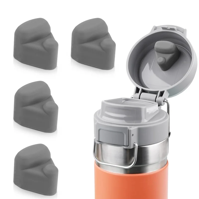 Stanley Quick FILP GO 24 Oz 36 Oz, 누출 방지 실리콘 스토퍼용 ABNP 4Pcs 교체 스토퍼