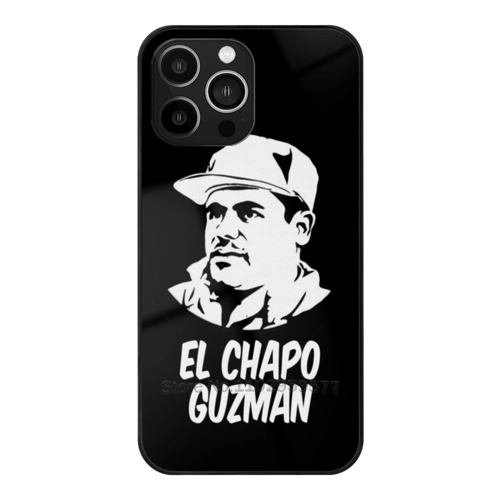 El Chapo Guzman-Mexican Tempered Glass Case On For Iphone 15 14 13 12 11 X 8 7 Soft Silicone Cover El Chapo El Chapo Guzman