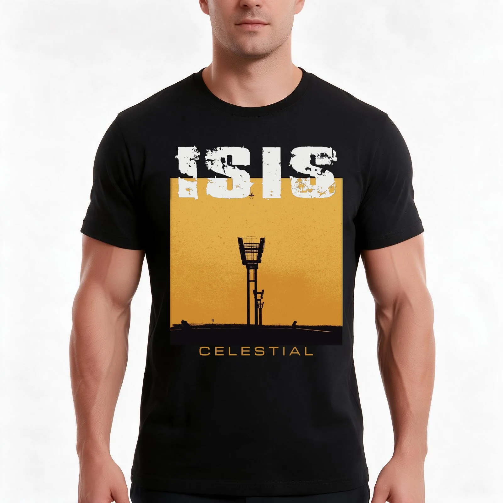 ISIS - Celestial - Post Metal - Sludge Metal T-Shirt, Summer Casual Cotton Tee, Oversized Streetwear Tops, Vintage Graphic Print