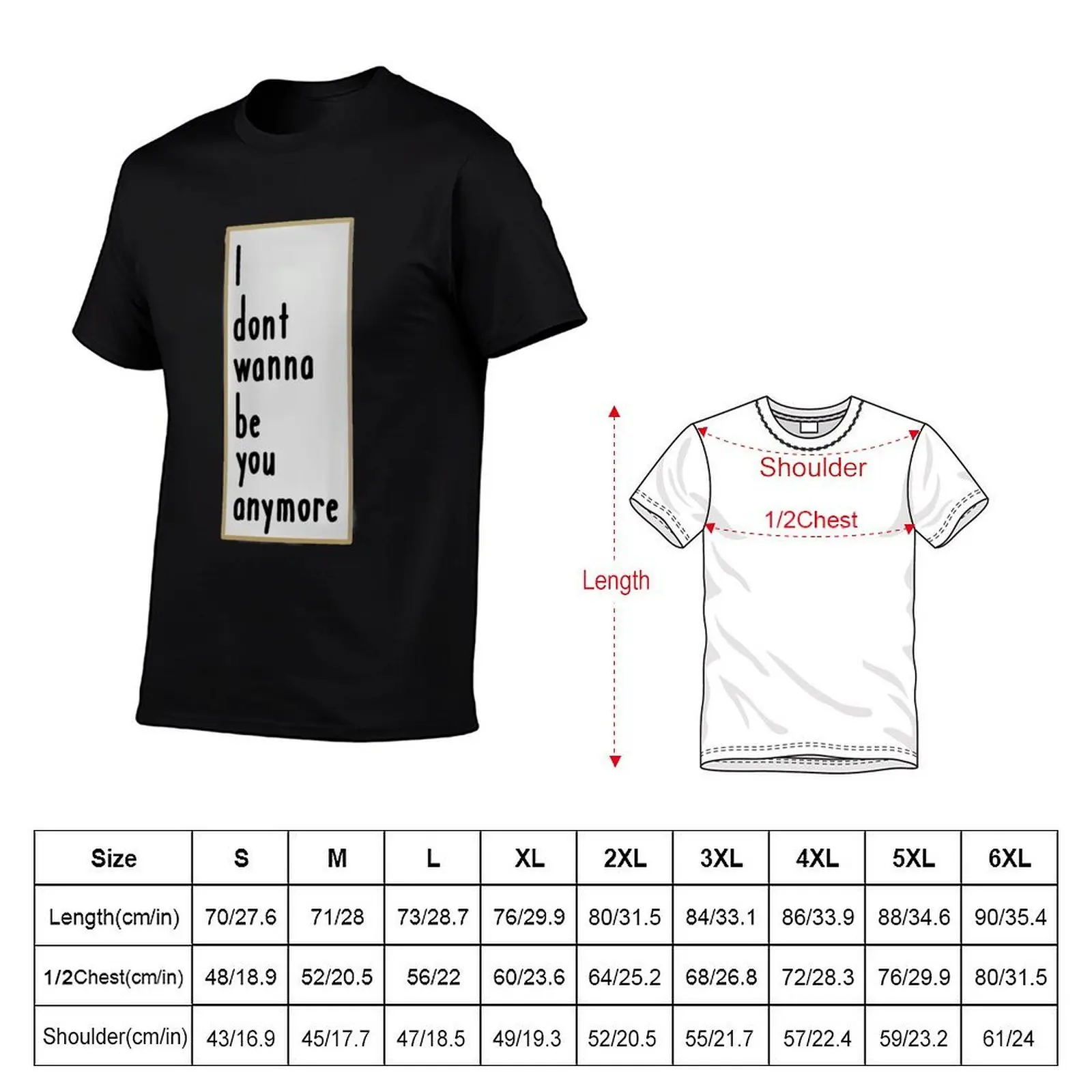 Tell the mirror what you know she’s heard before T-Shirt anime figures summer shirt mens graphic t-shirts anime