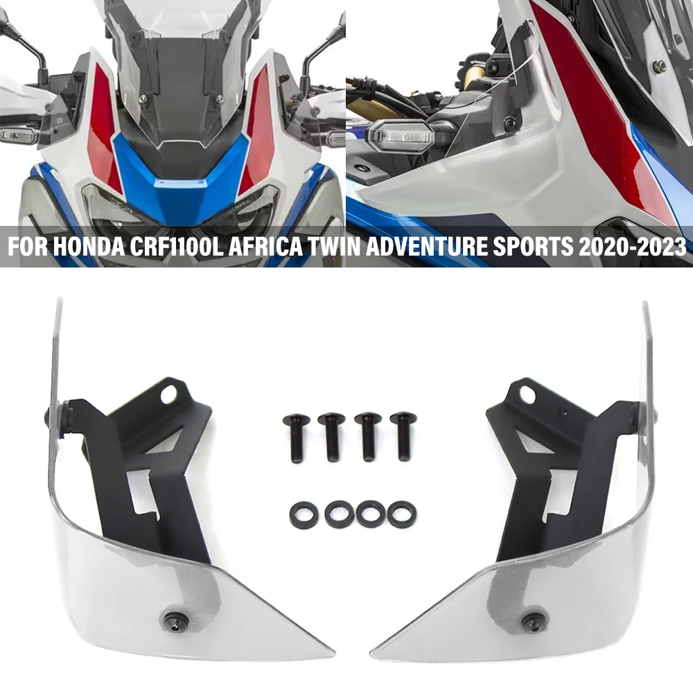 

FOR HONDA CRF1100L AFRICA TWIN ADVENTURE SPORTS 2020-2023 Motorcycle Side Windshield Windscreen Wind Deflector Side Panel Cover