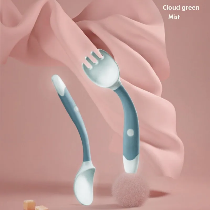 Bendable Silicone Spoon for Babies BPA Free Utensils Toddler Food  Feeding Spoon Learn To Eat Training  Fork for Infant Children