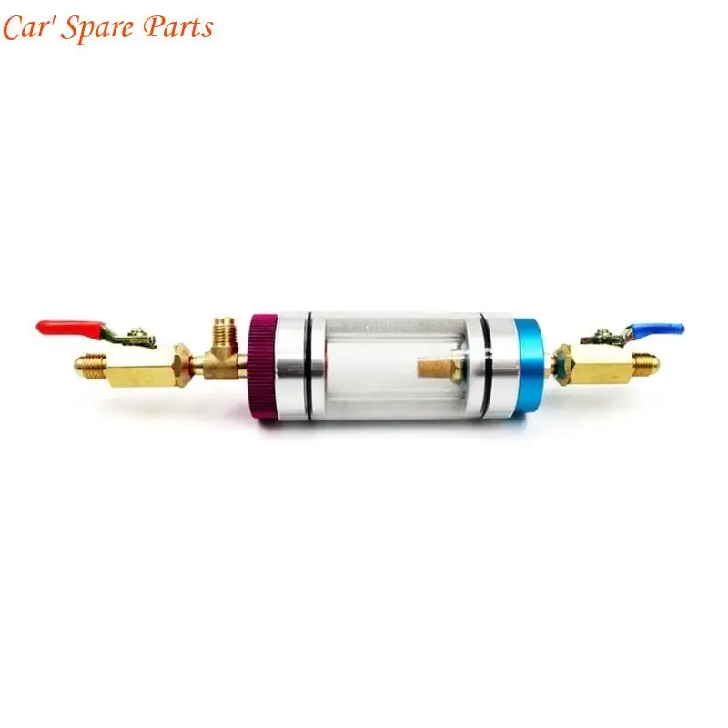 

Y4UA Car Air Conditioning R134 Refrigeration Charging Tool Oil Filling Analysis Tool Easy to Use for Professional & Beginner