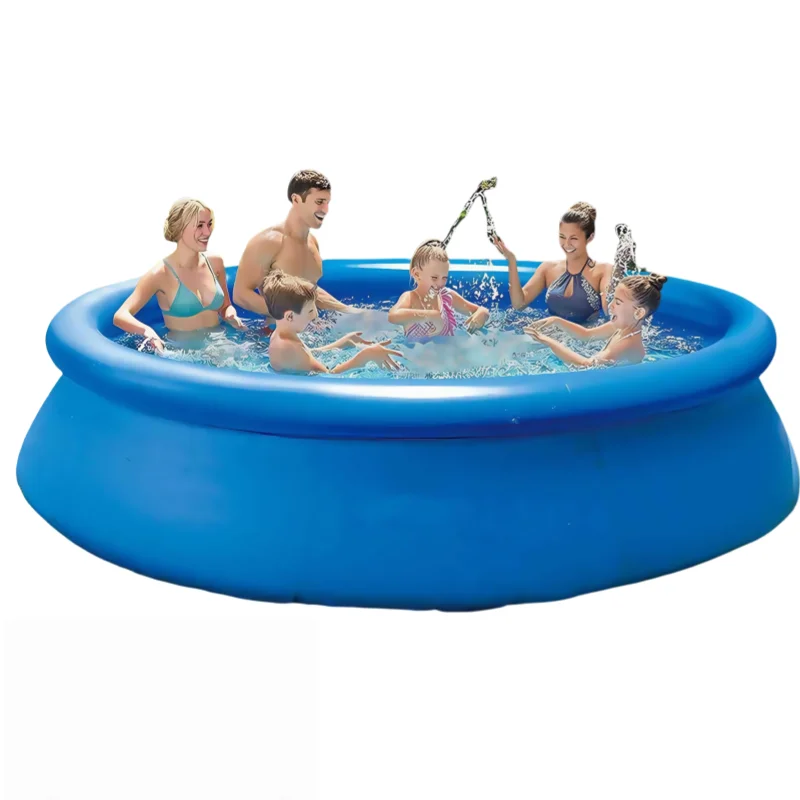 2026 PVC Inflatable Prompt Set Swimming Pool Outdoor Round Inflatable Above Ground Swimming Pool With Filter Pump For Adult And