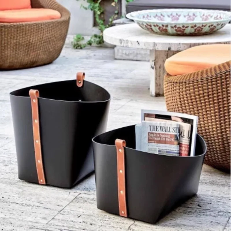 

Корзина для хранения в итальянском стиле, большая тканая корзина для прогулок в шкафу, скандинавский многофункциональный органайзер для спальни, корзина для грязной одежды