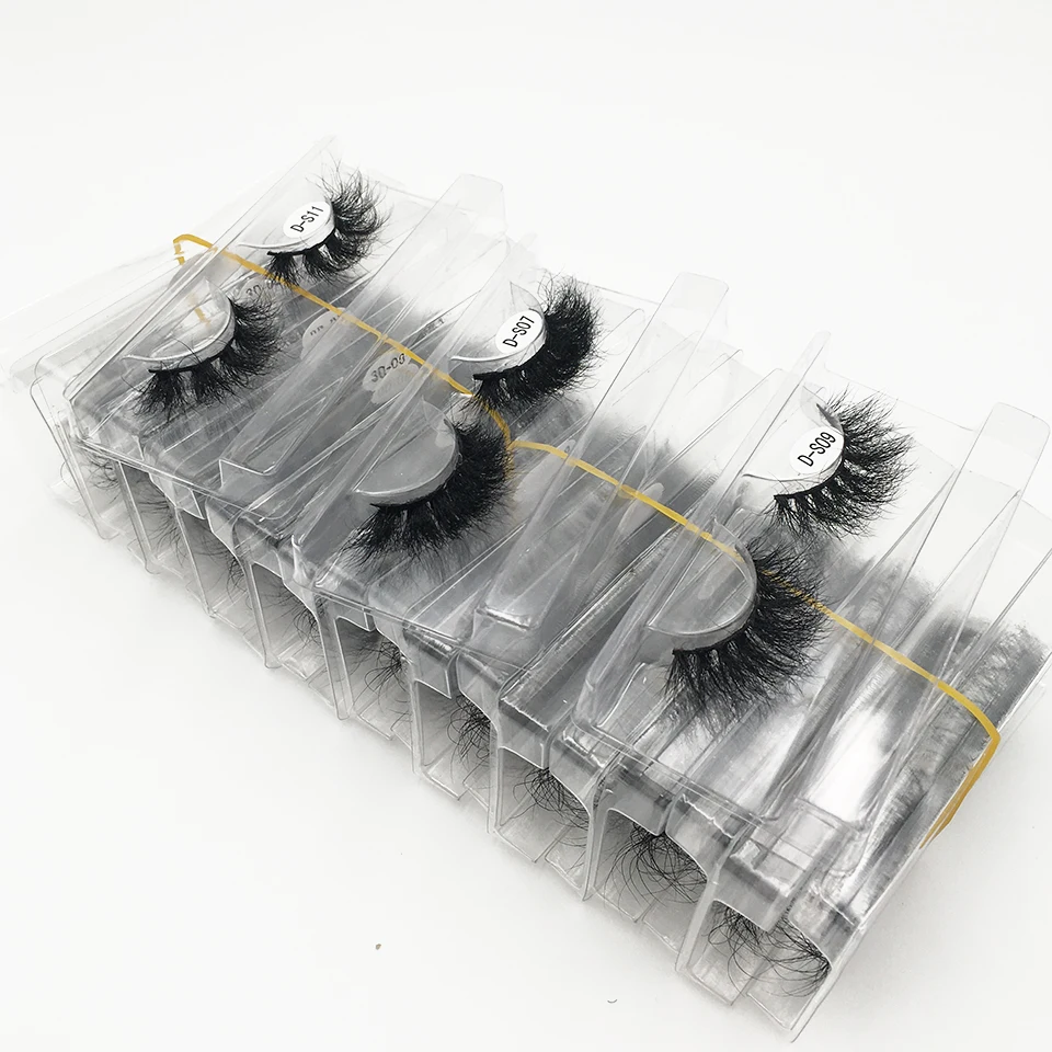 40Pairs fluffy mink lashes wholesale ship from usa warehouse 2025 new messy 3d mink eyelashes suppliers
