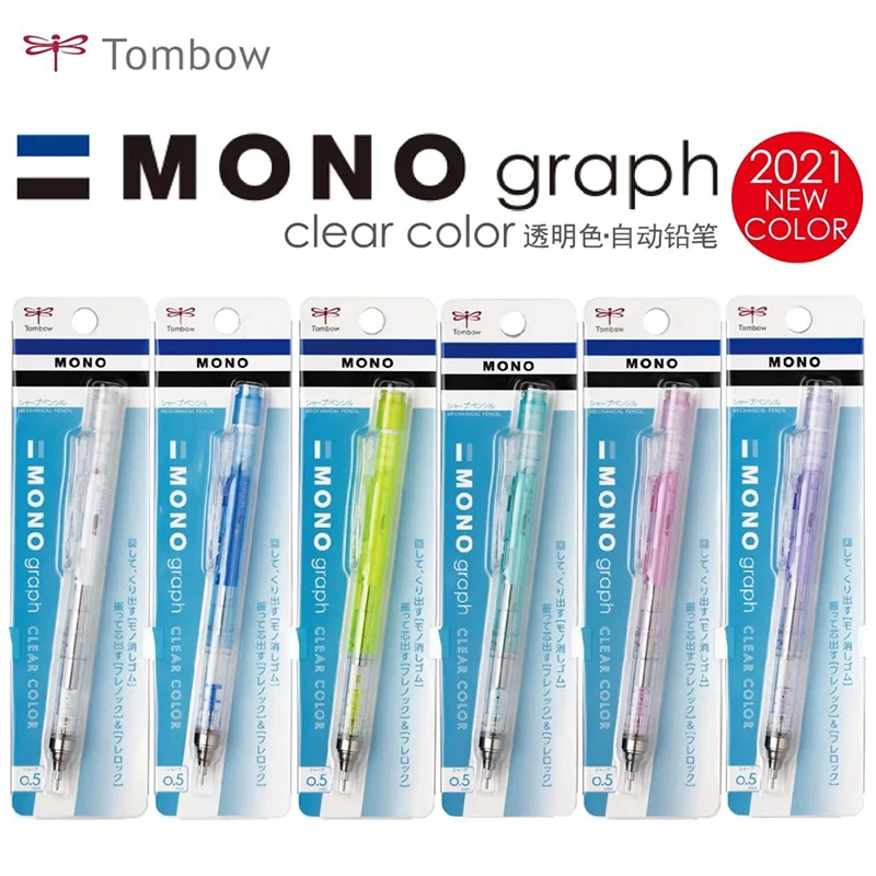 

New Arrival Japanese Tombow CLEAN COLOR Mono Graph Michanical Pencils for Writing Drafing Drawing Pencil School Supplies