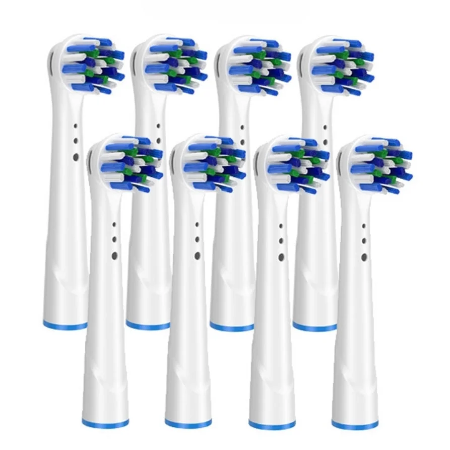 Replacement Brush Head Cross Action Multi Angle Deep Clean Teeth Refills for Oral B Electric Toothbrush Nozzles EB50