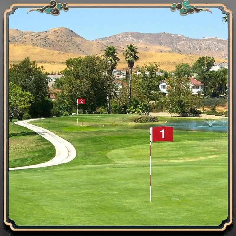 

Premium Golf Flagstick Golf Flag Golf Putting Flag For Backyard Practice Putting Green