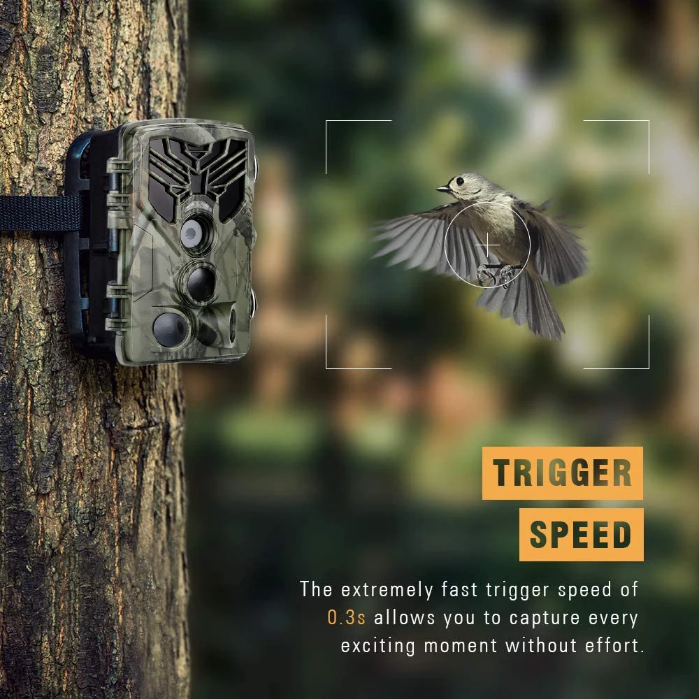 20MP 1080P Hunting Trail Camera Wildlife Night Vision Motion Activated Outdoor Waterproof Wildlife Scouting Trap Game Cam