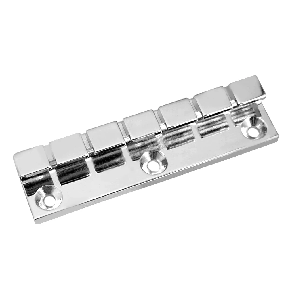 Electric Guitar Tailpiece Bridge 1-Nitropyrene 6, 7 Or 12 String Stopbar Tailpiece Guitar In Chrome Bridge Fits Flat Top Guitar