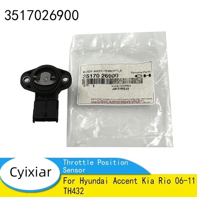 35170 26900 Throttle Position Sensor For Hyundai Accent Kia Rio 06-11 TH432 3517026900 35170-26900