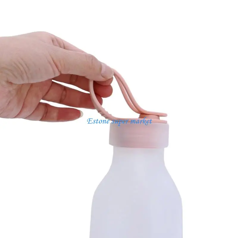090B Botella almacenamiento leche materna silicona 2/5 piezas con solución alimentación infantil con tapa segura