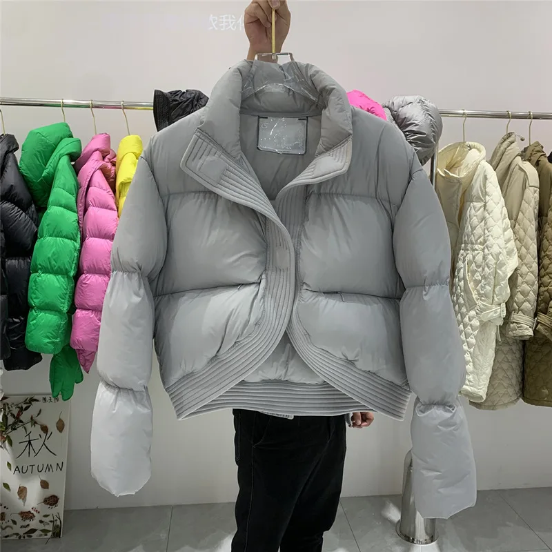 Korean version cotton jacket design feeling loose down cotton jacket women\'s cotton jacket thickened small trendy jacket