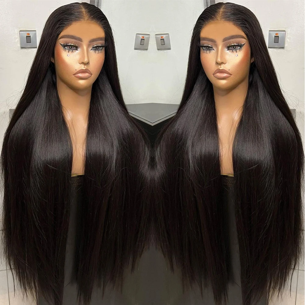 

38 Inch Bone Straight Lace Front Wigs Brazilian Human Hair 13x6 Hd Lace Frontal Wig 250 Density For Women Choice Glueless 13x4