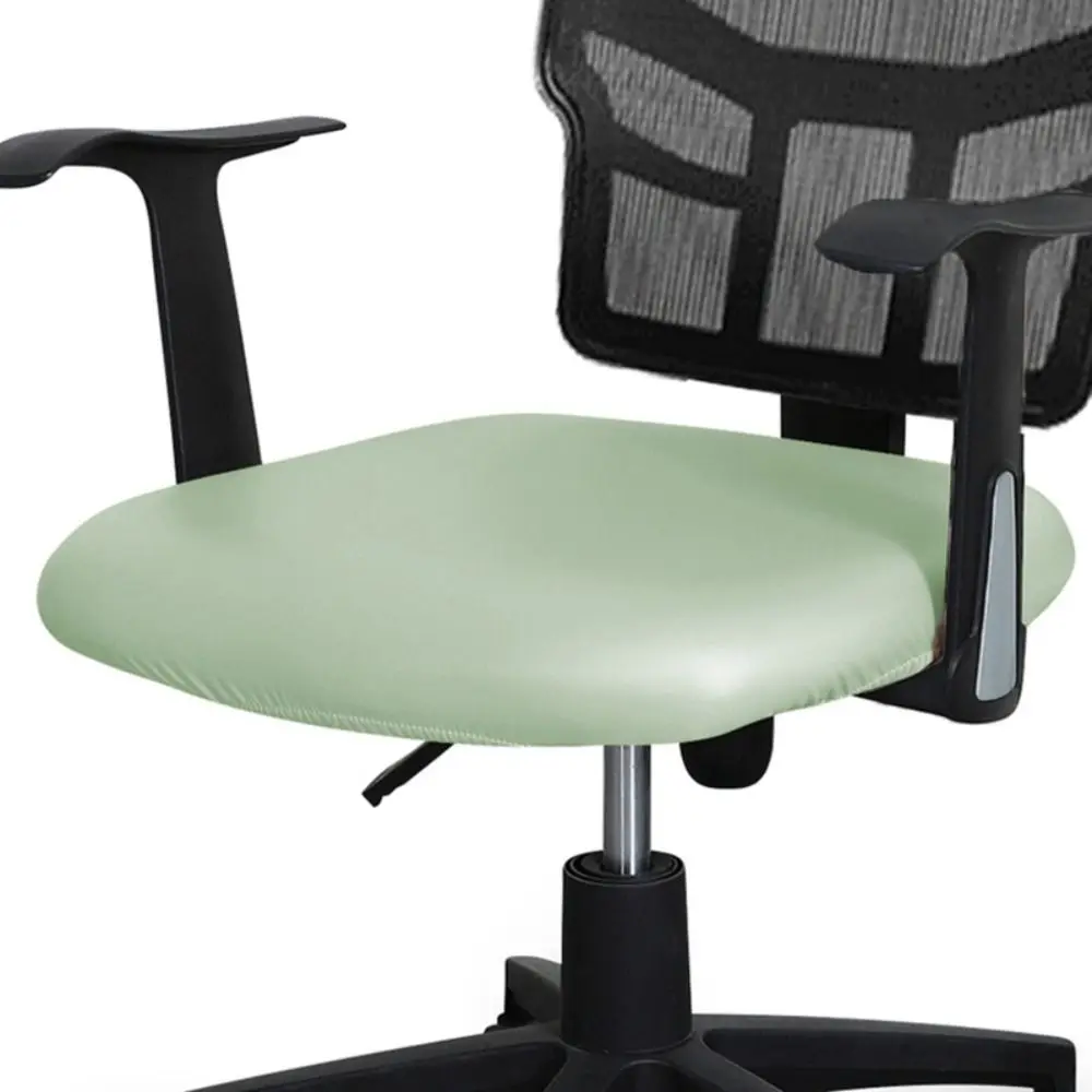 Universal Waterproof Computer Chair Covers Office Elasticity Chair Seat Covers PU Leather Chair Cushion Covers