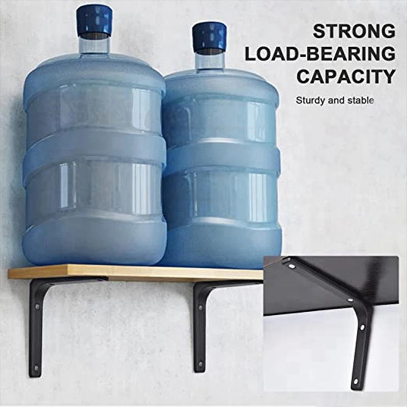 Verdickte dreieckige Halterung Rack tragende Wand halterung 90-Grad-Winkel Rack Halterung 20x15cm