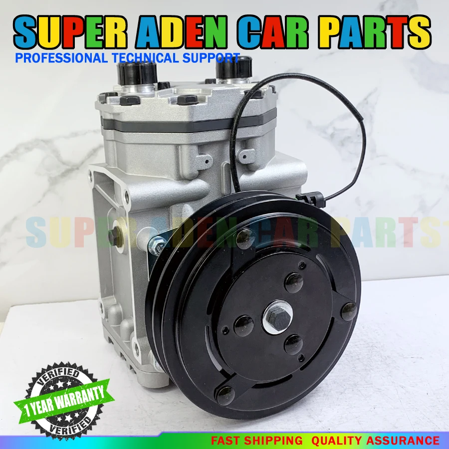 Compresor de aire acondicionado AC para York tipo Kenworth T300 T400 T660 T800 ABPN83304051 ET210L25073C 3095830 525743 CFC68821946C