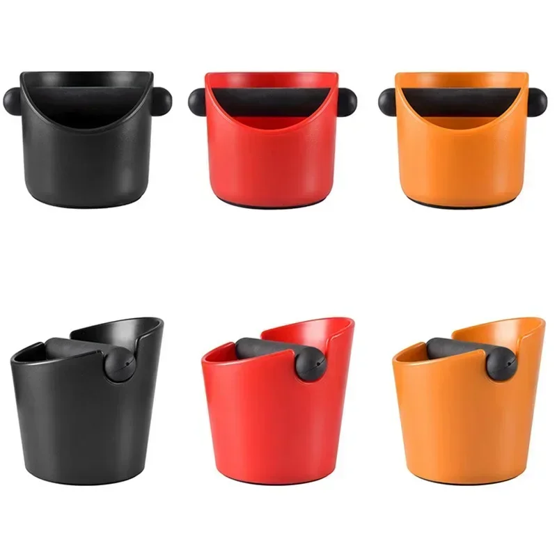 Coffee Knock Box, Shock-Absorbent Espresso Knock Box for Barista Coffee Grind, Anti-slip Espresso Dump Bin Grind Waste Bin