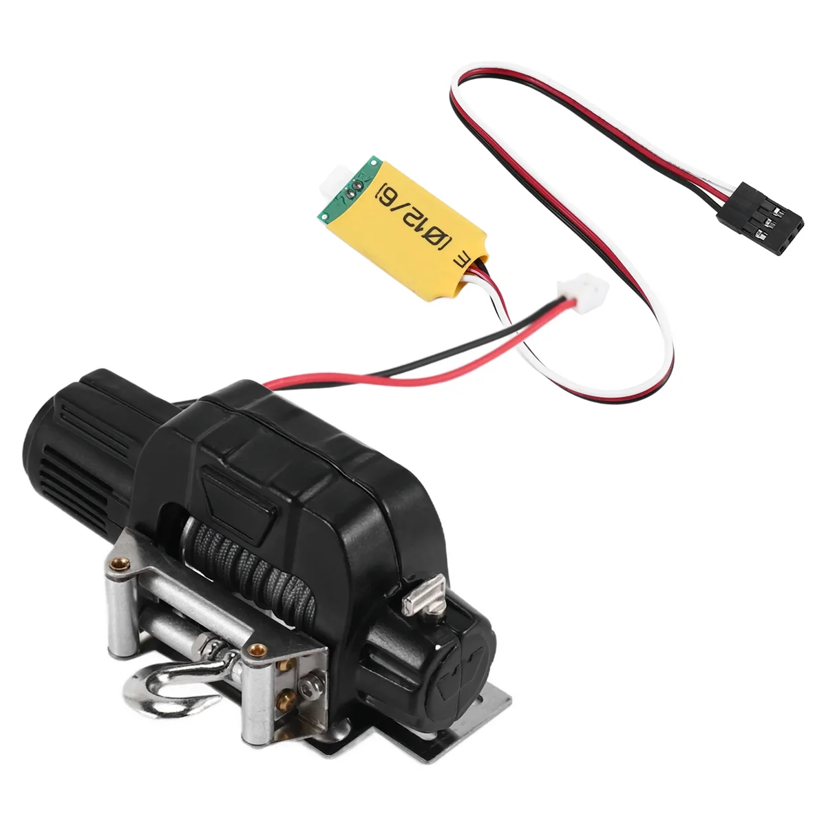

Metal Automatic Winch with 3CH Control Line for 1/10 RC Crawler Car Axial SCX10 TRAXXAS TRX4 Upgrade Parts Accessories,B