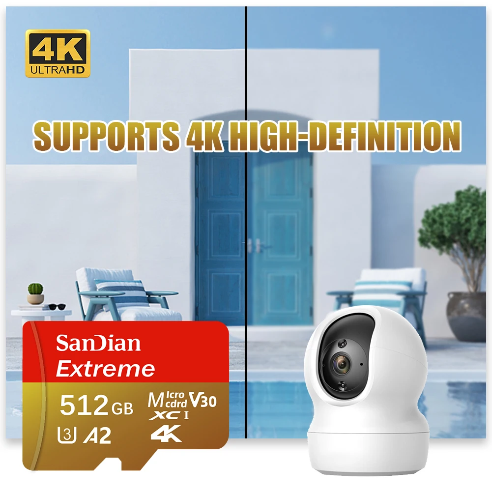 High Speed SD Memory Card 1024GB 128GB Class 10 TF SD Micro SD for Xiaomi Nintendo Switch Storage Expansion 256GB 512GB - view 3