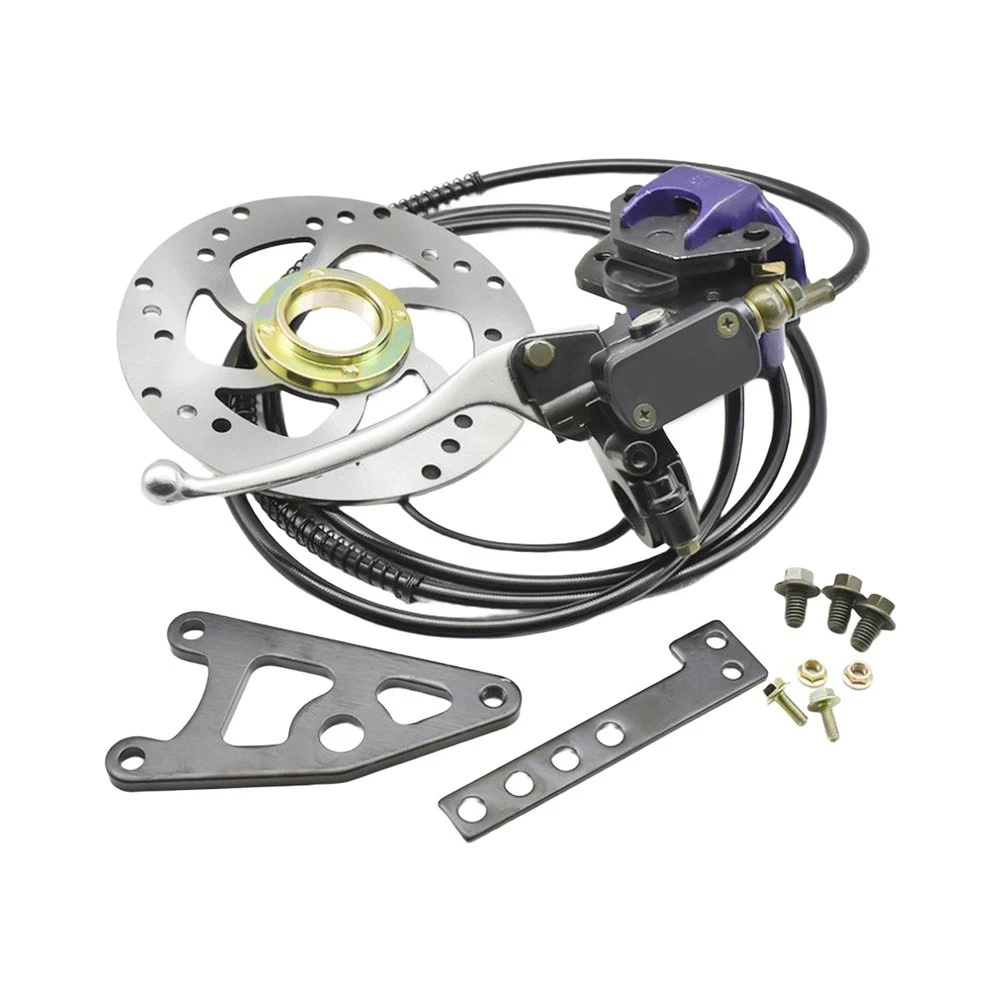 Drum to Disc Rear Brake Conversion Kit for Electric Scooter and For Motorcycle Complete Set Fits 90mm or 100mm Disc