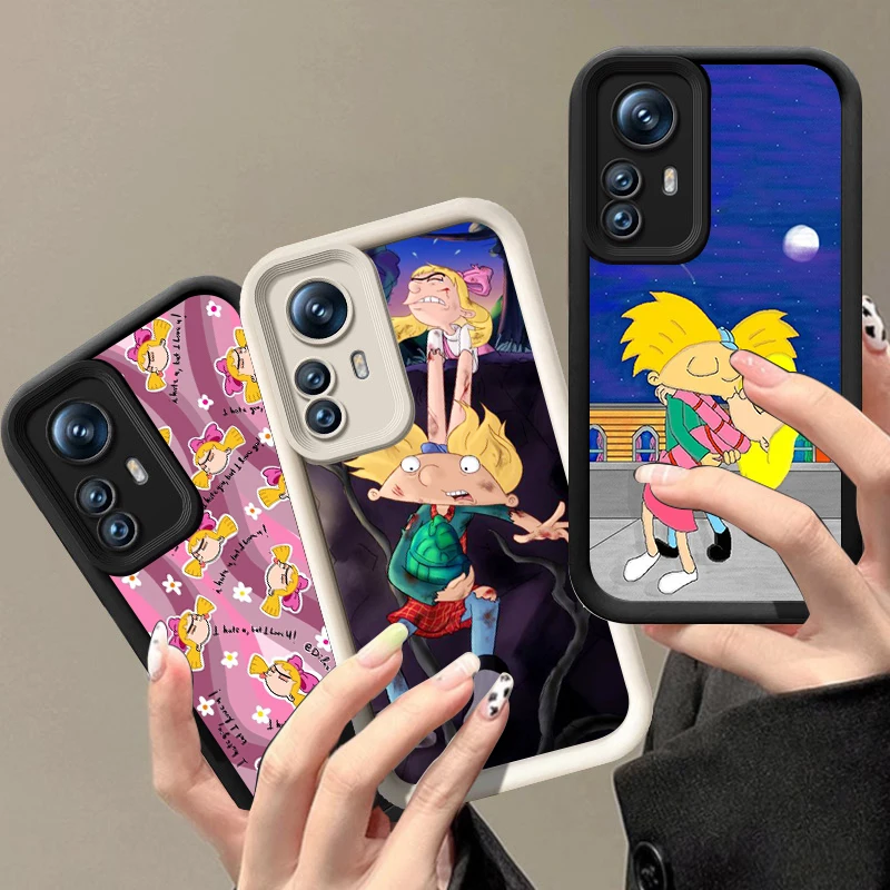 Hey Arnold Helga Phone Case For Xiaomi 11 12 13 Lite 12T 13T 14T Pro Redmi A1 A2 Plus A3 9A 9C 9T 10C 12C 13C 5G 14C