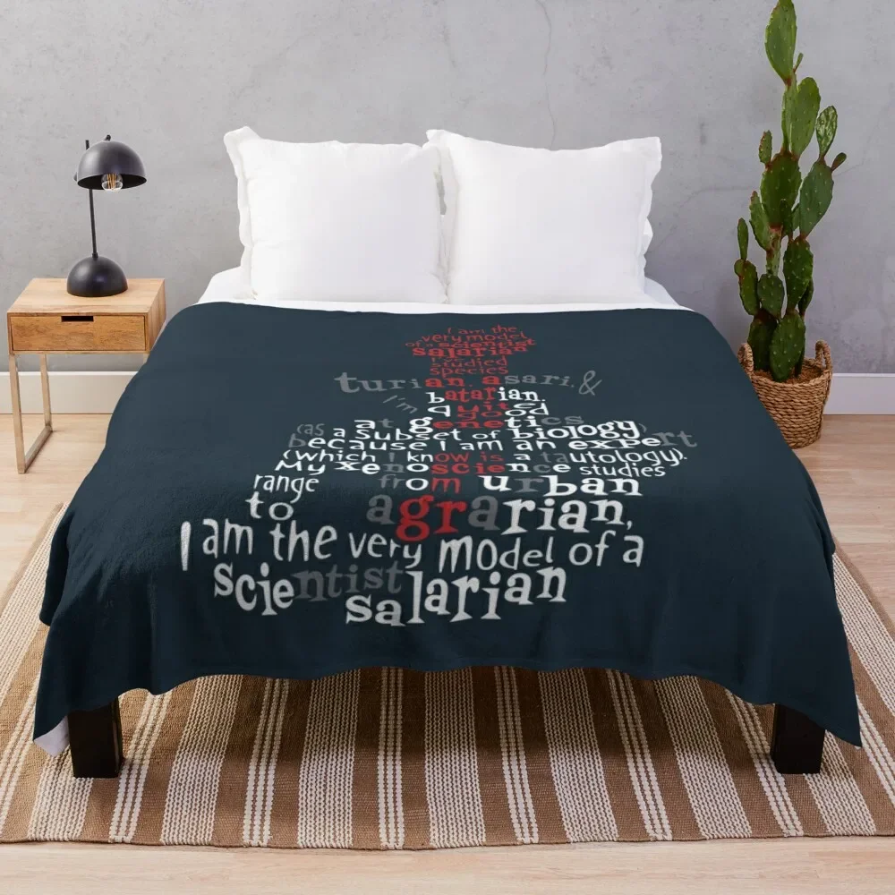 

Scientist Salarian (no borders version) Throw Blanket Fashion Sofas Summer Designers Thins Blankets