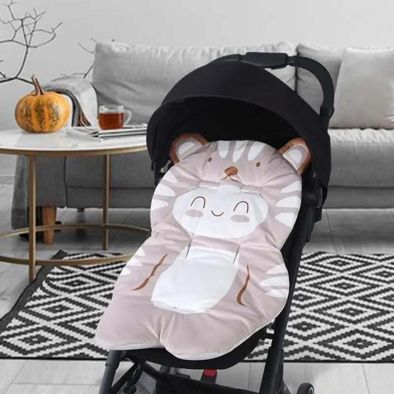 Cats Style Stroller Seat Accessories Pushchair Cushion Cartoon Pattern Design Stroller Cushion For Home Offices Stroller