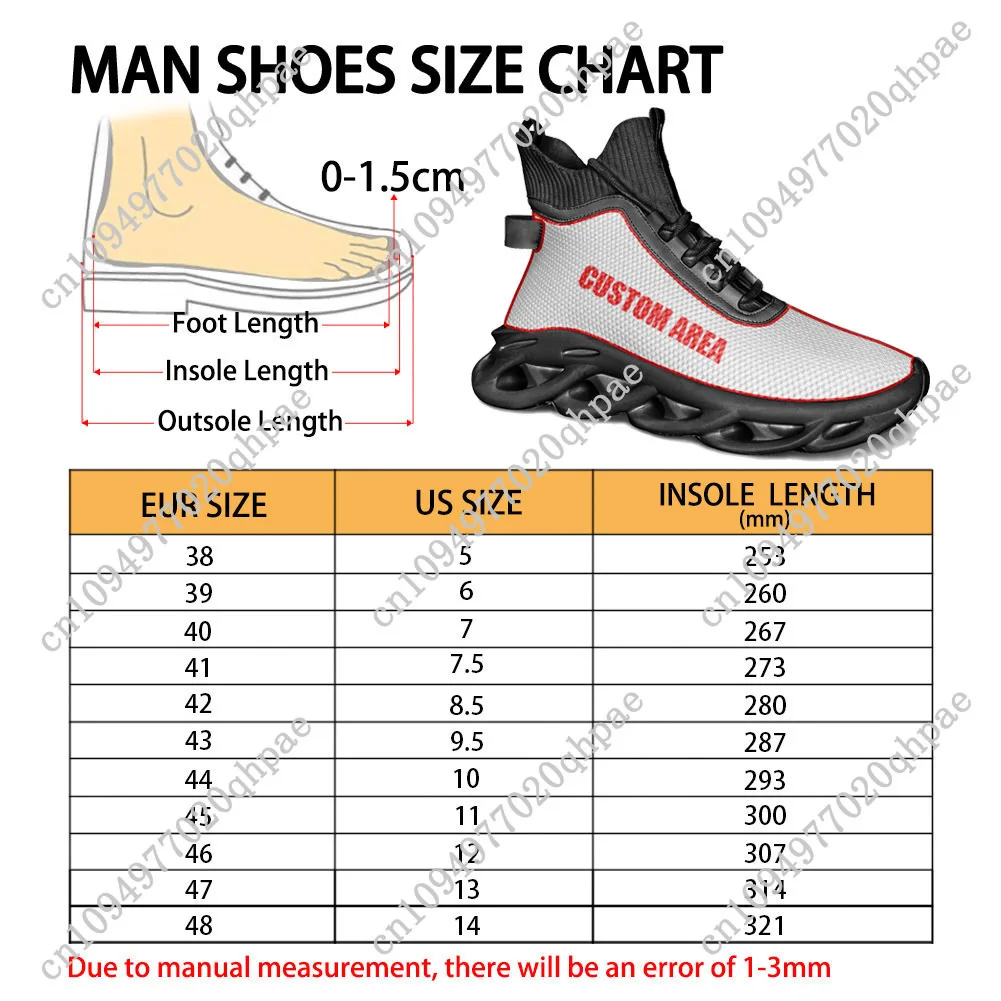 Scarpe da ginnastica alte Eagle Scout Scarpe da corsa sportive da donna per uomo Sneaker di alta qualità Calzature in rete con lacci Scarpe su misura