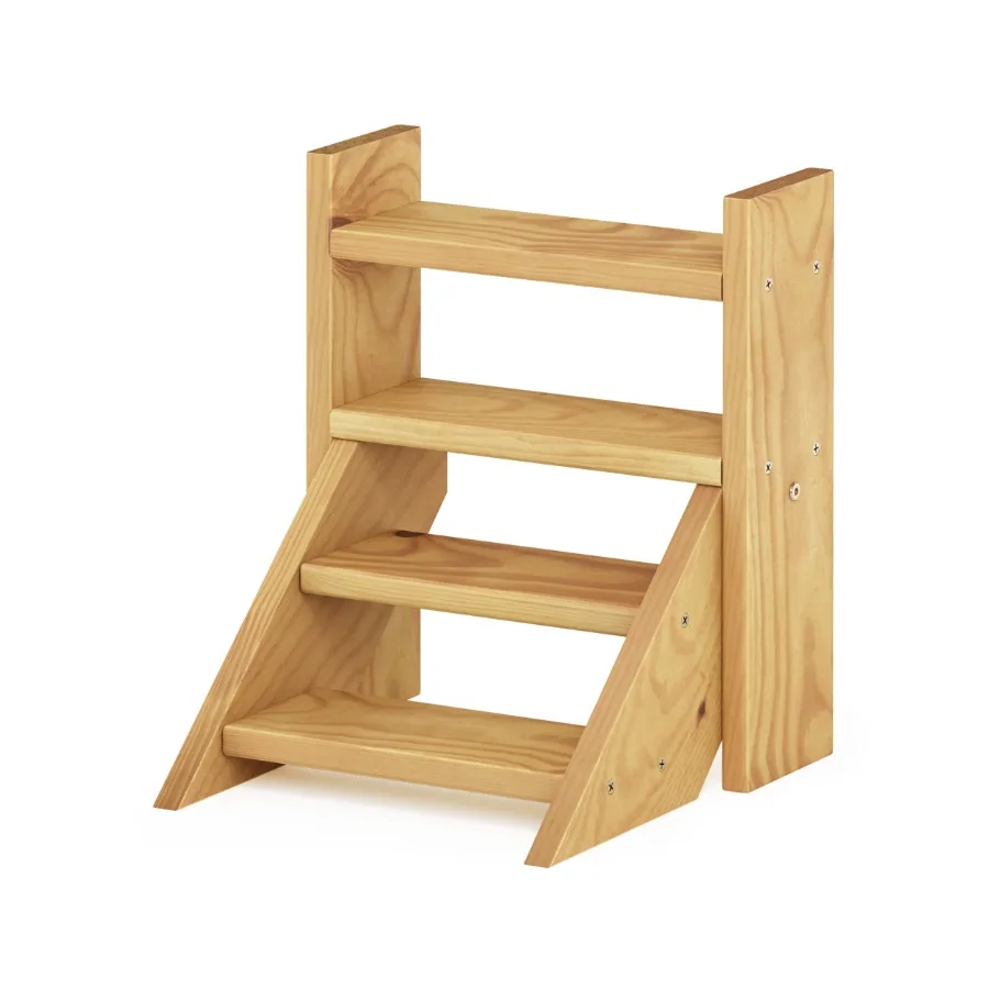 

TIOMAN Plant Stand Indoor Outdoor Tabletop Mini Ladder Planter Stand Planter Shelf Organizers Indoor Outdoor Patio Balcony Gard