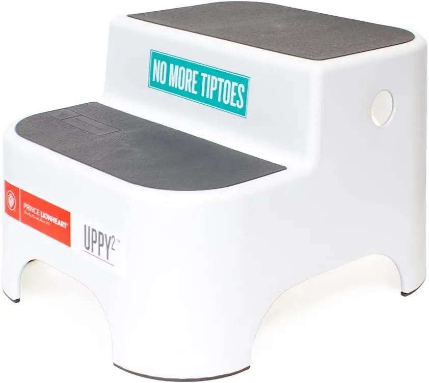 

Dual Height Uppy2 Two Step Stool For Potty Training Kids And Toddlers To Wash Hands - Portable Non Slip Children And Toddler