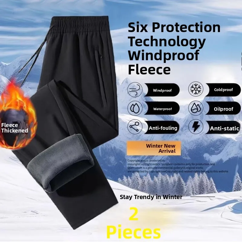 

Men's Casual Work Trousers Spring Autumn Loose Dirt Resistant Wear Resistant Outdoor Straight Leg Work Pants Polyester Fiber