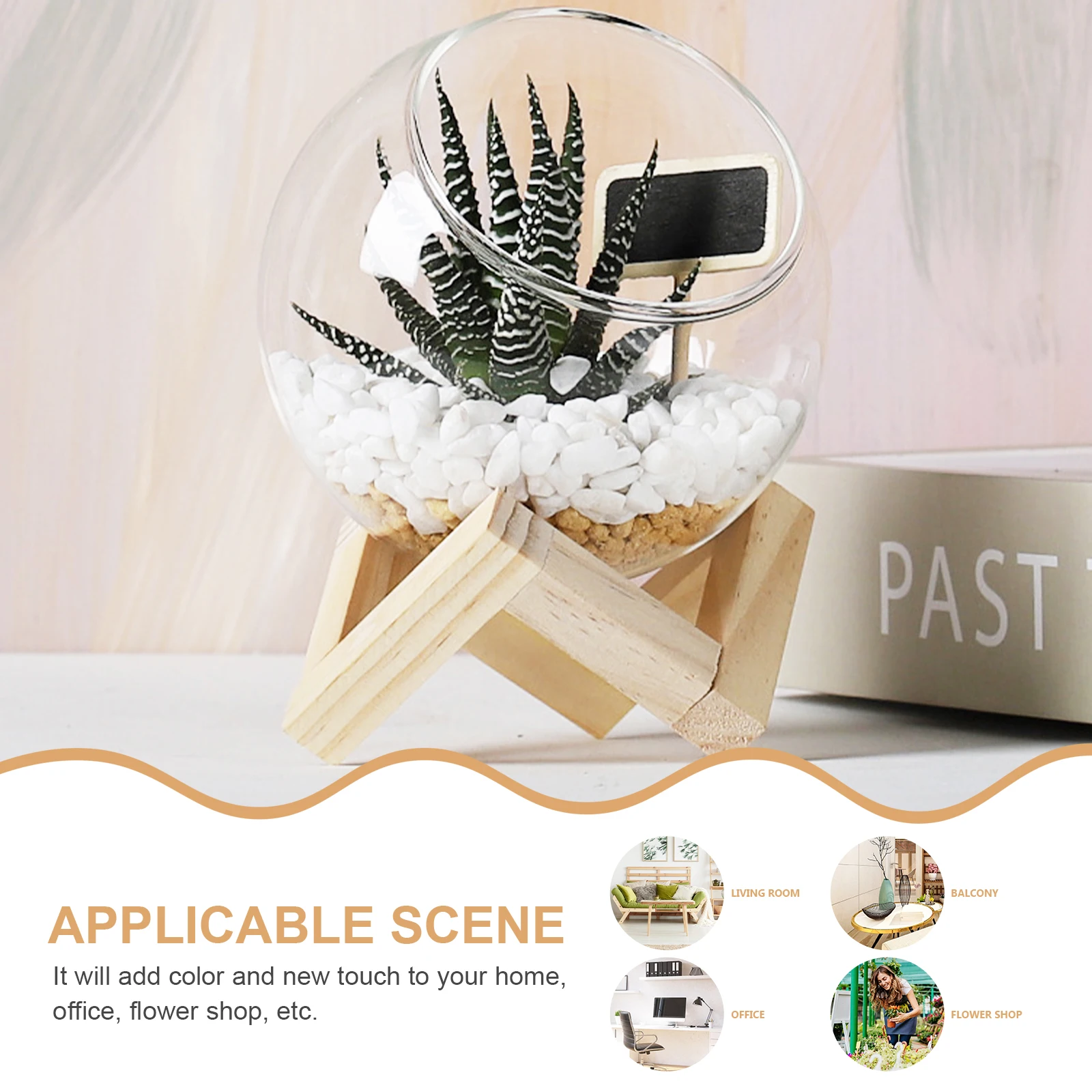 

1 Set Glass Succulent Flower Pots Creative Planting Basins For Home Garden Decor Desktop Plant Container Gardening Flower Pot