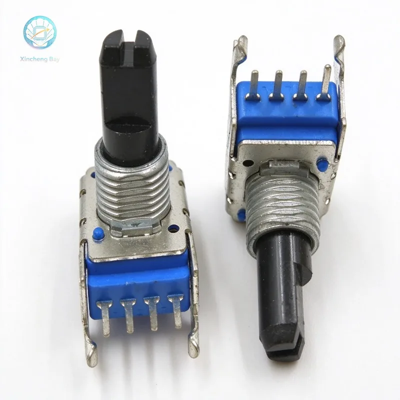 10pcs/lot  RV111 amplifier potentiometer B103 potentiometer half handle 10K 4-pin with bracket handle length 15MM