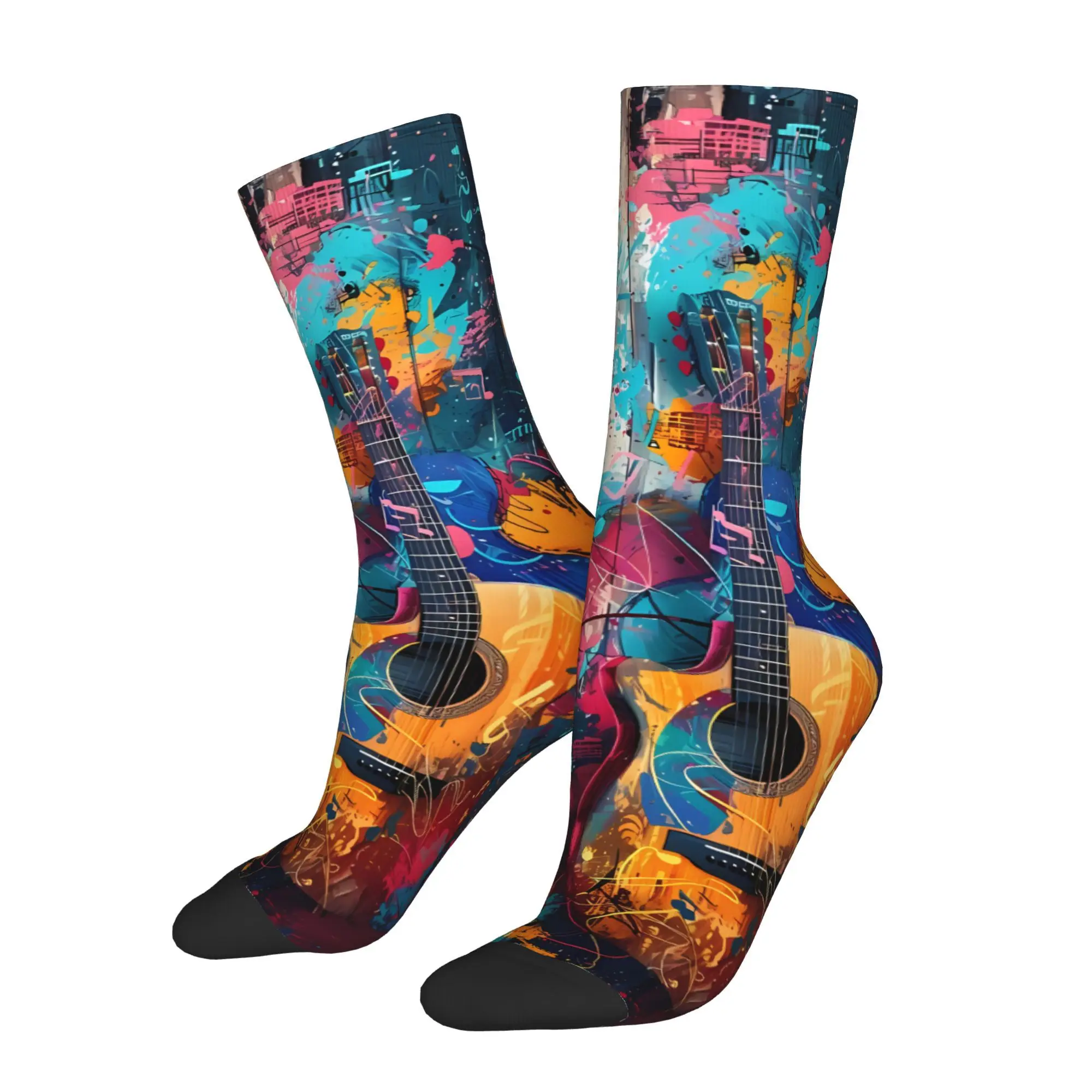

Music Socks Male Mens Women Summer Stockings Printed