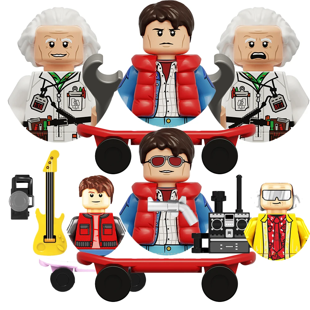 

2026 New Guardians of the Galaxy Building Blocks BACK TO FUTURE DIY Mini figures Bricks Educational Diy Toys Gifts For Children