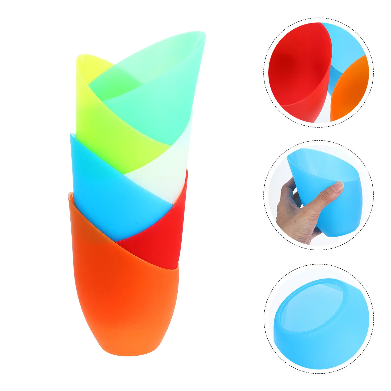 

Набор из 6 абажуров в форме каллы, диаметр 42 мм, разноцветные пластиковые плафоны для подвесных, напольных, настенных и настольных ламп, сменные крышки для светильников