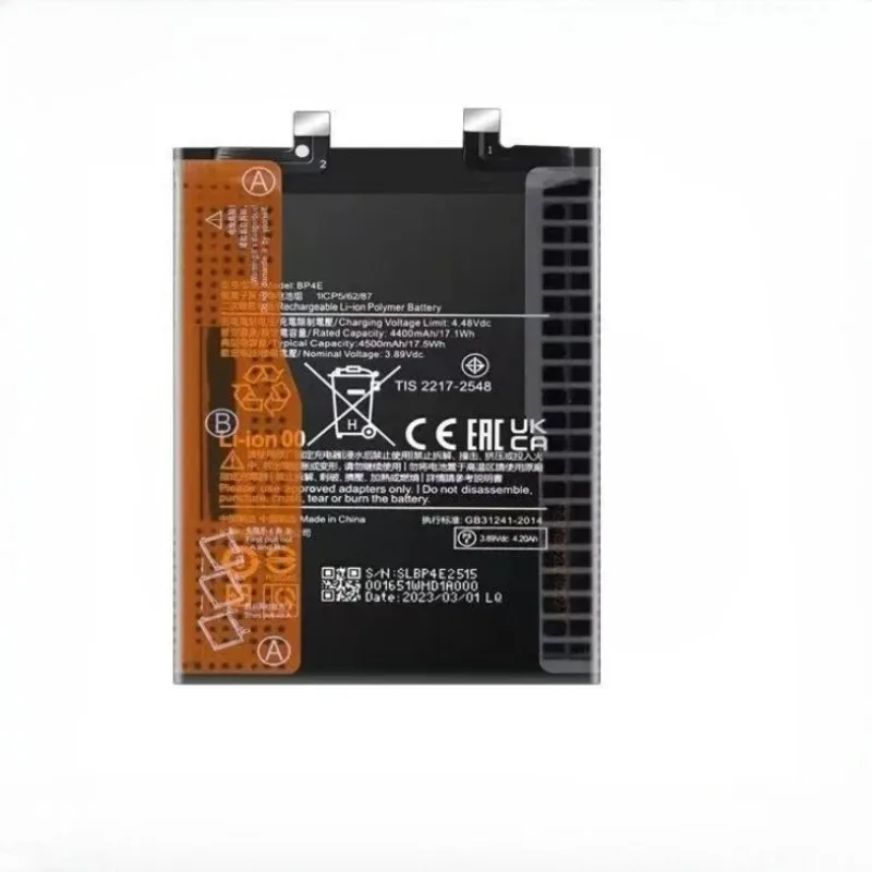 New High quality replaceable Replacement Battery BP4E For XIAOMI 13 Lite Mi 13 Lite Battery +Tools