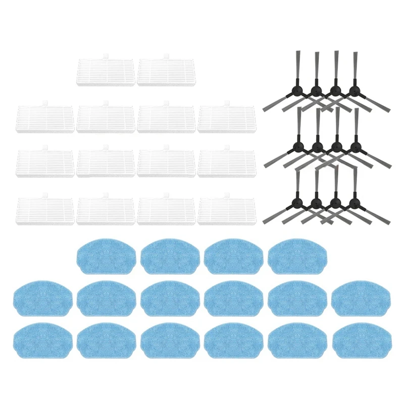 

Side Brush Mops HEPA Filter Vacuum Cleaner Accessories Plastic For Midea VCR04W Robot Vacuum Spare Parts