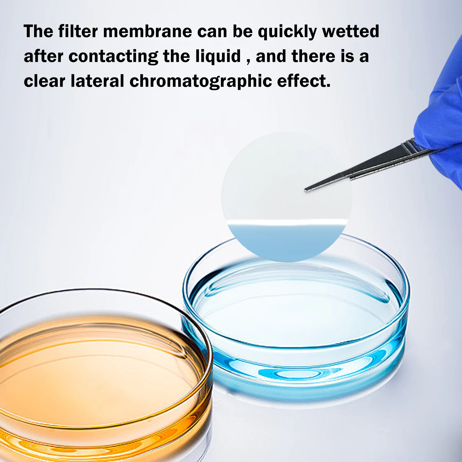 100PCS/LOT PTFE Hydrophilic/Hydrophobicity Membrane Filters13/25/50mm Diameter 0.22um/0.45um Pore Size Disc Filters