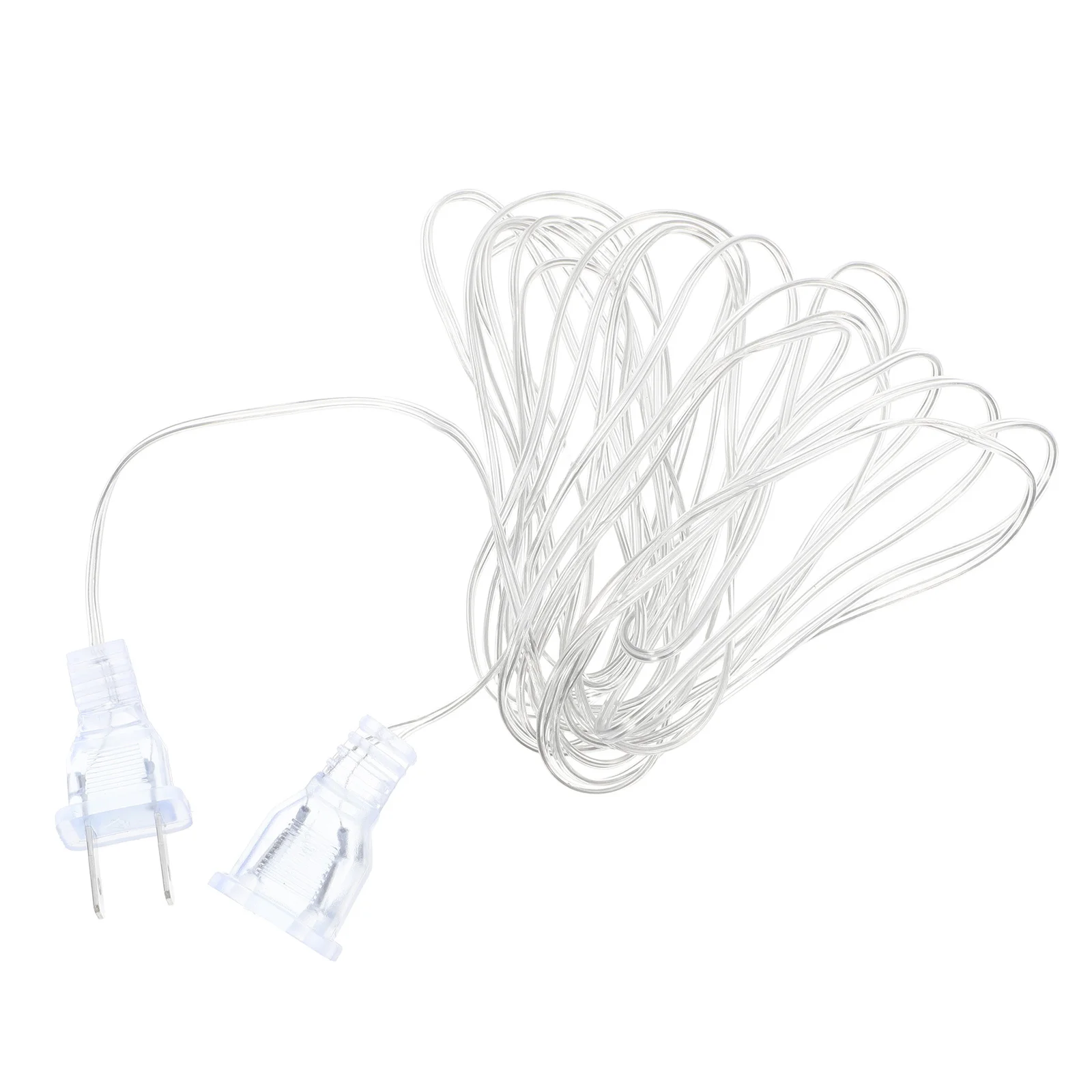

Transparent Clear Extension Cord for LED Strip Lights Indoor Fairy Light Decorations Portable Us Plug Transparent Extension Cord